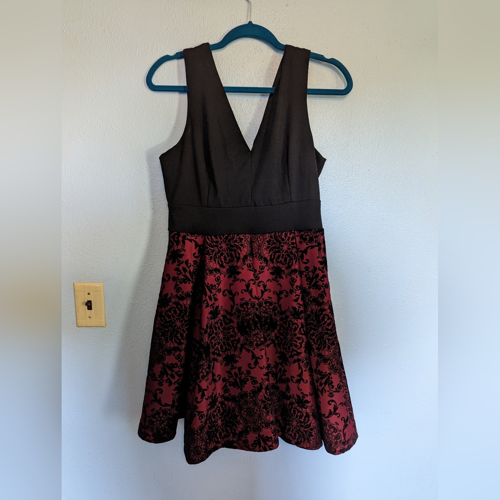 Black and Red Dress